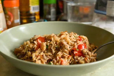Image: Spicy Sausage and Rice