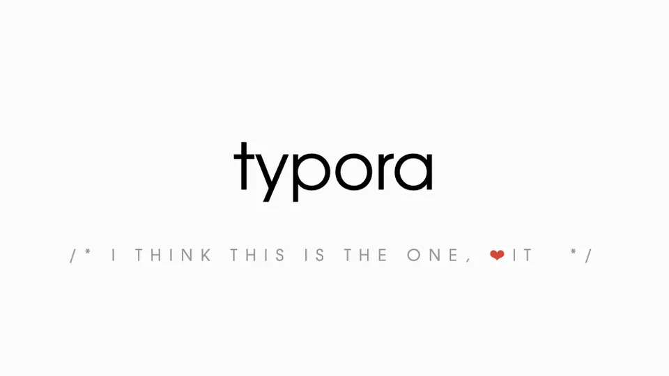 image: Typora Markdown Editor