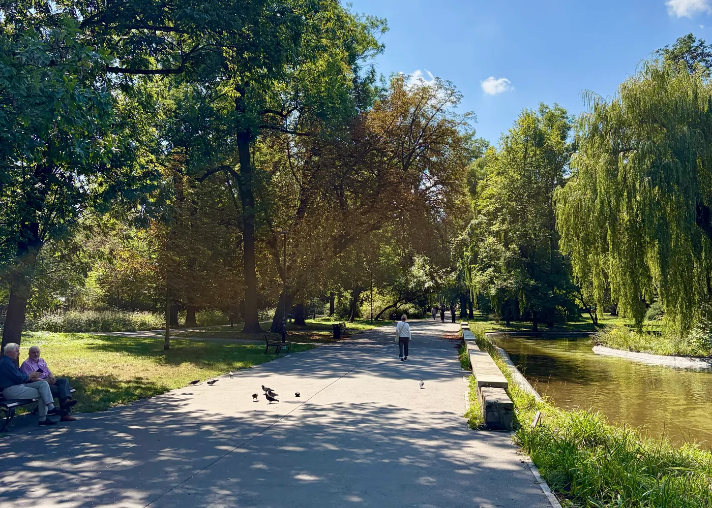 A park in Krakow
